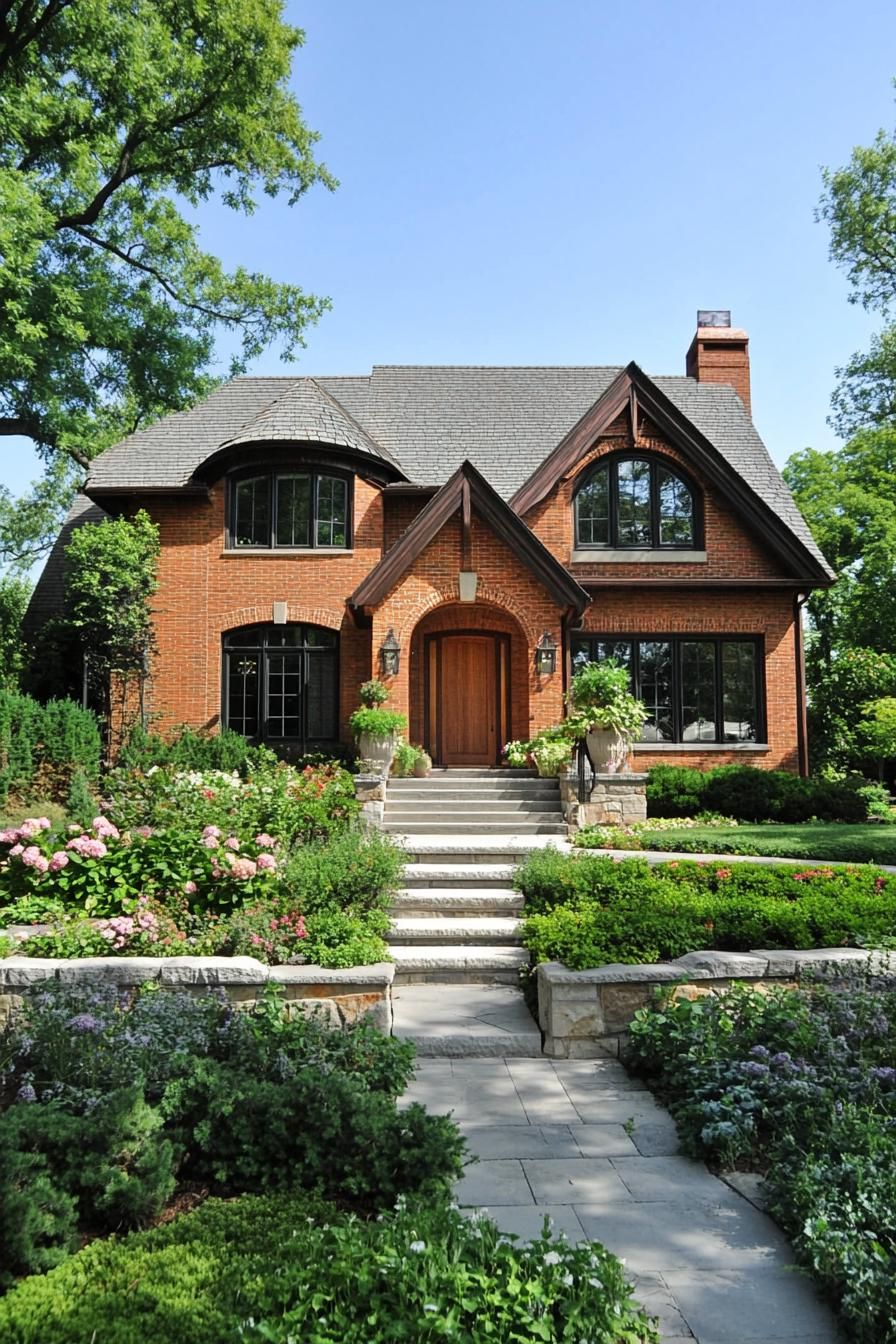 Classic Brick Suburban House