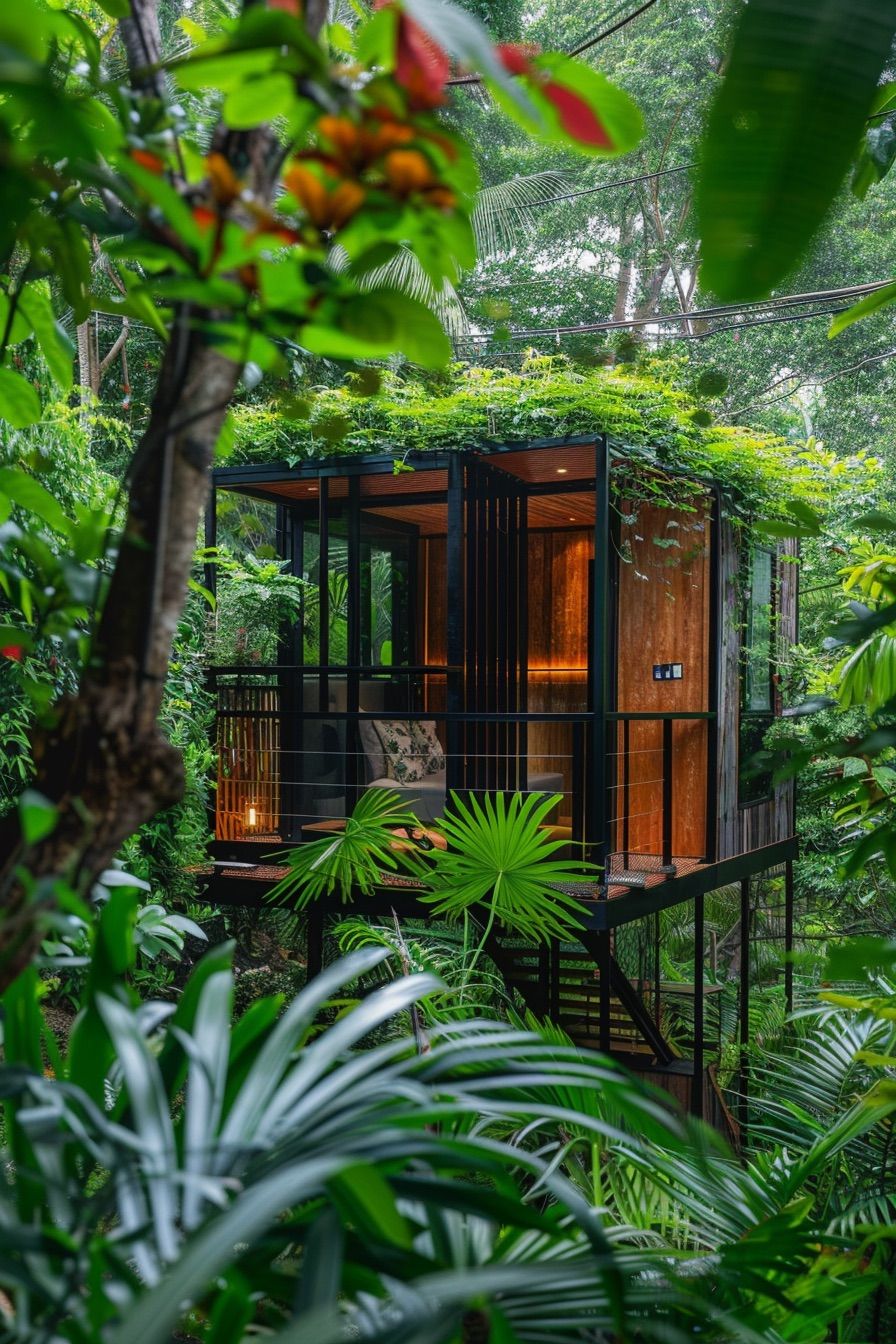 Elevated Jungle Canopy Pod