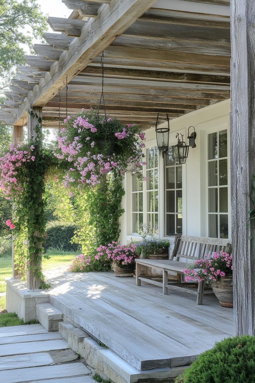 Pergolas Featuring Weathered Wood Details - photo 3