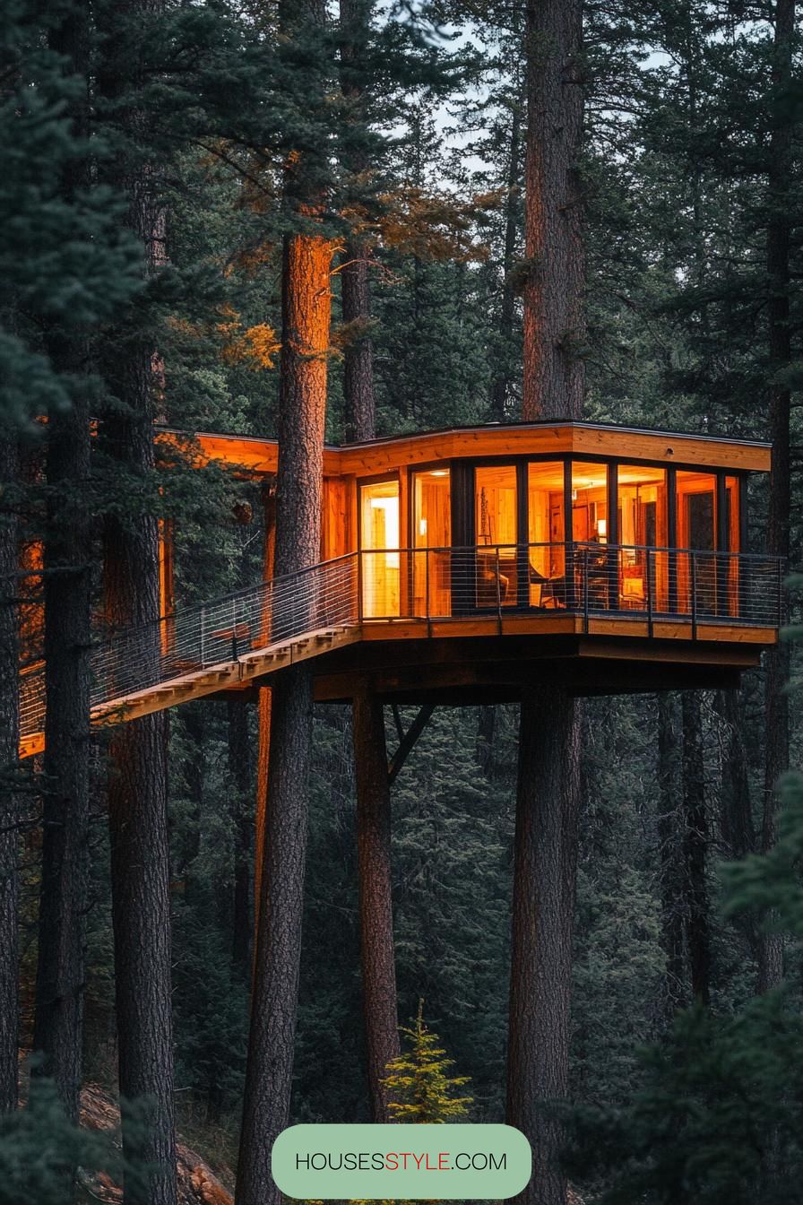 Treehouse Nestled Amongst Pines - photo 4
