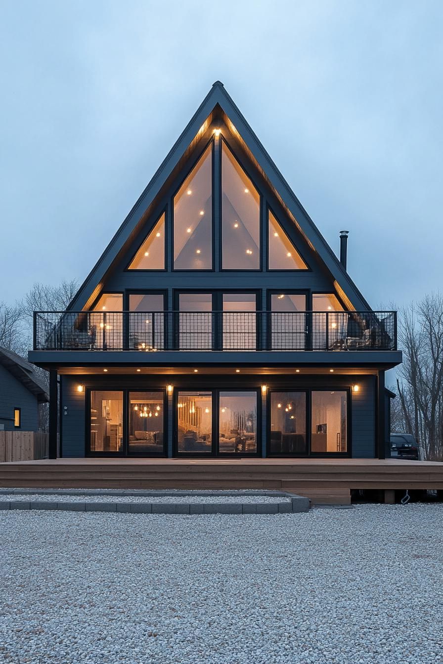 A Chic And Majestic A-Frame Design
