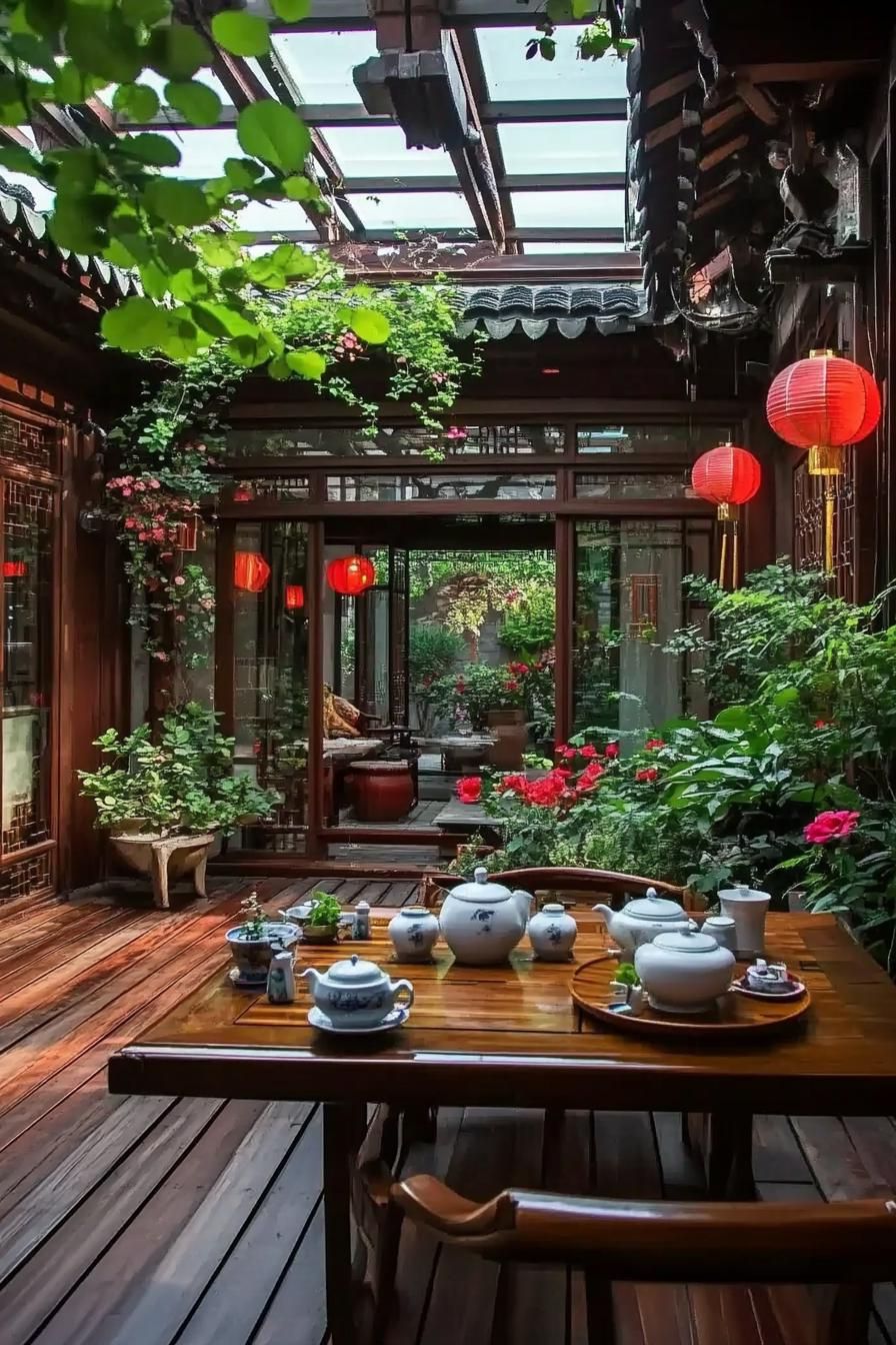 Courtyards With A Private Tea House - photo 2