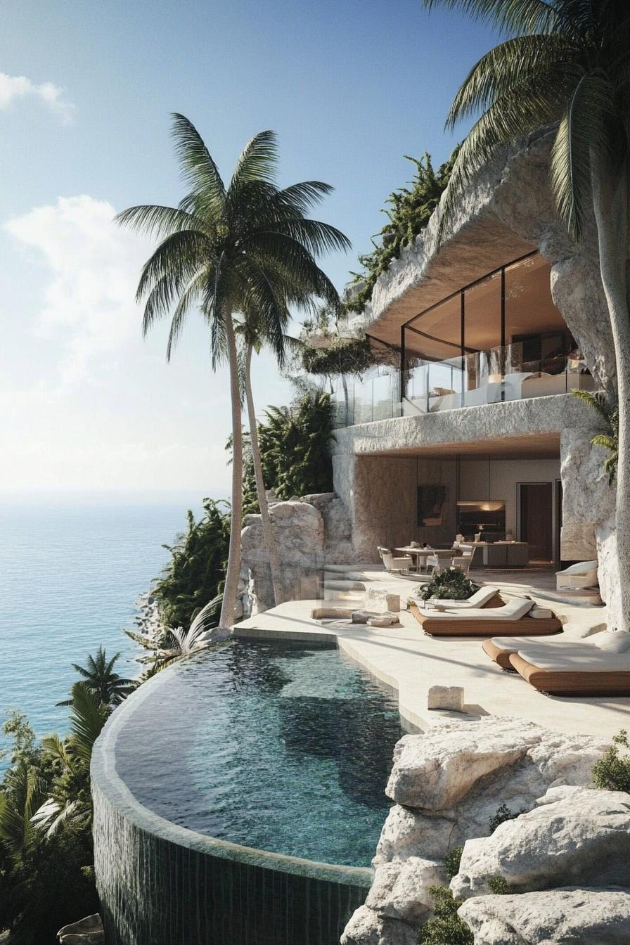 27) Cliffside Luxury Oasis by the Ocean