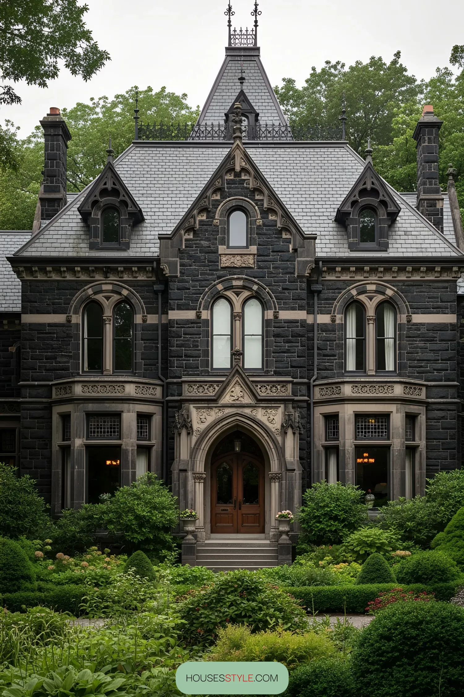 Twilight Towers with Brooding Elegance