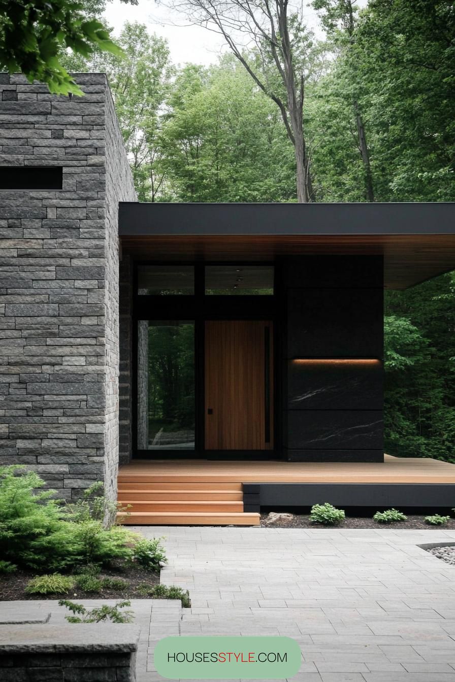 Minimalist Forest Oasis