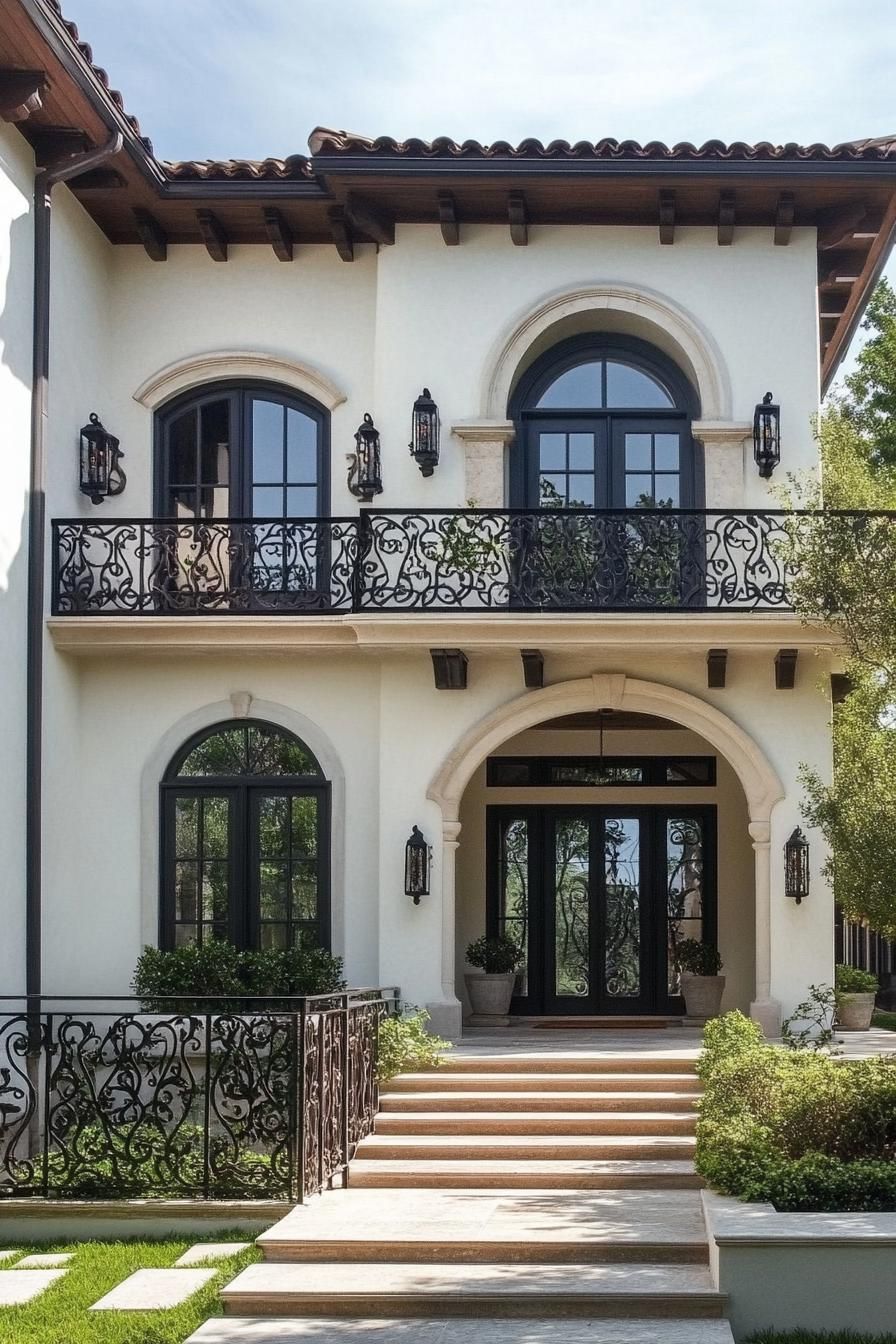 Balconies With Detailed Iron Railings - photo 2