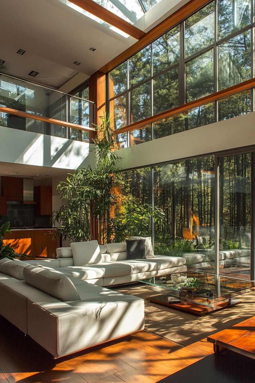 Tropical Plant Atrium Retreats