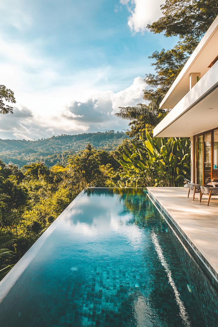 Tropical Pool Wrapped in Lush Landscaping - photo 3