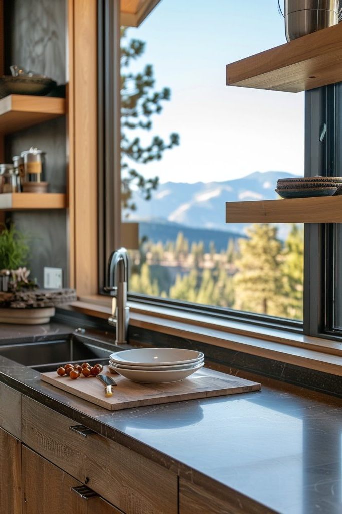 Floating Shelves That Frame the View - photo 3