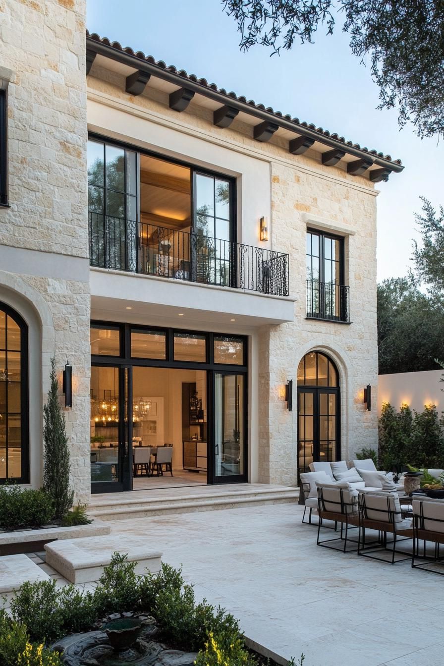 A Courtyard Full of Spanish Mediterranean Charm