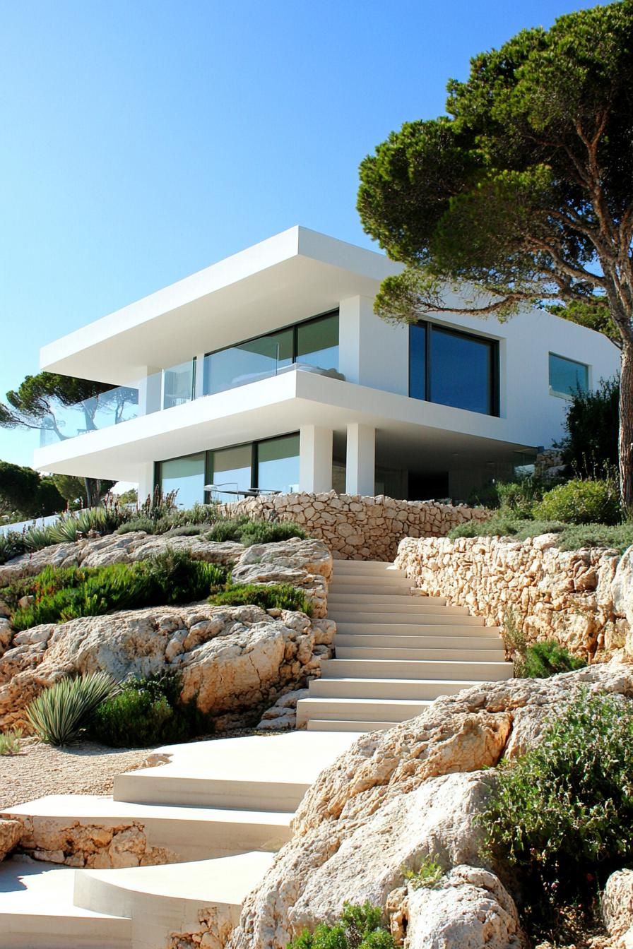 Minimalist Ibiza Villa With Sea Views