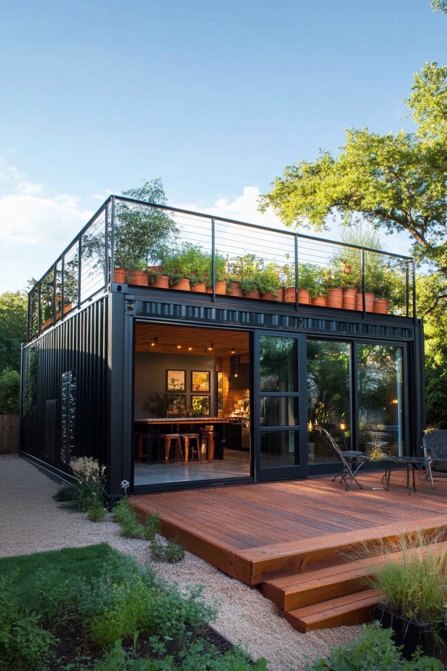 Rooftop Garden Container Home - photo 2