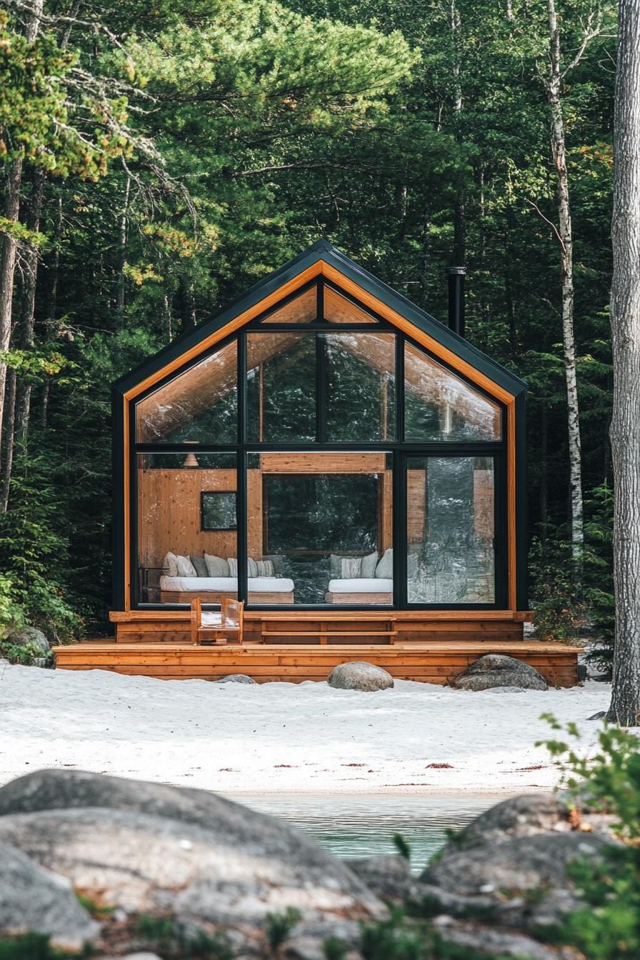 A Warm and Inviting Glass Retreat