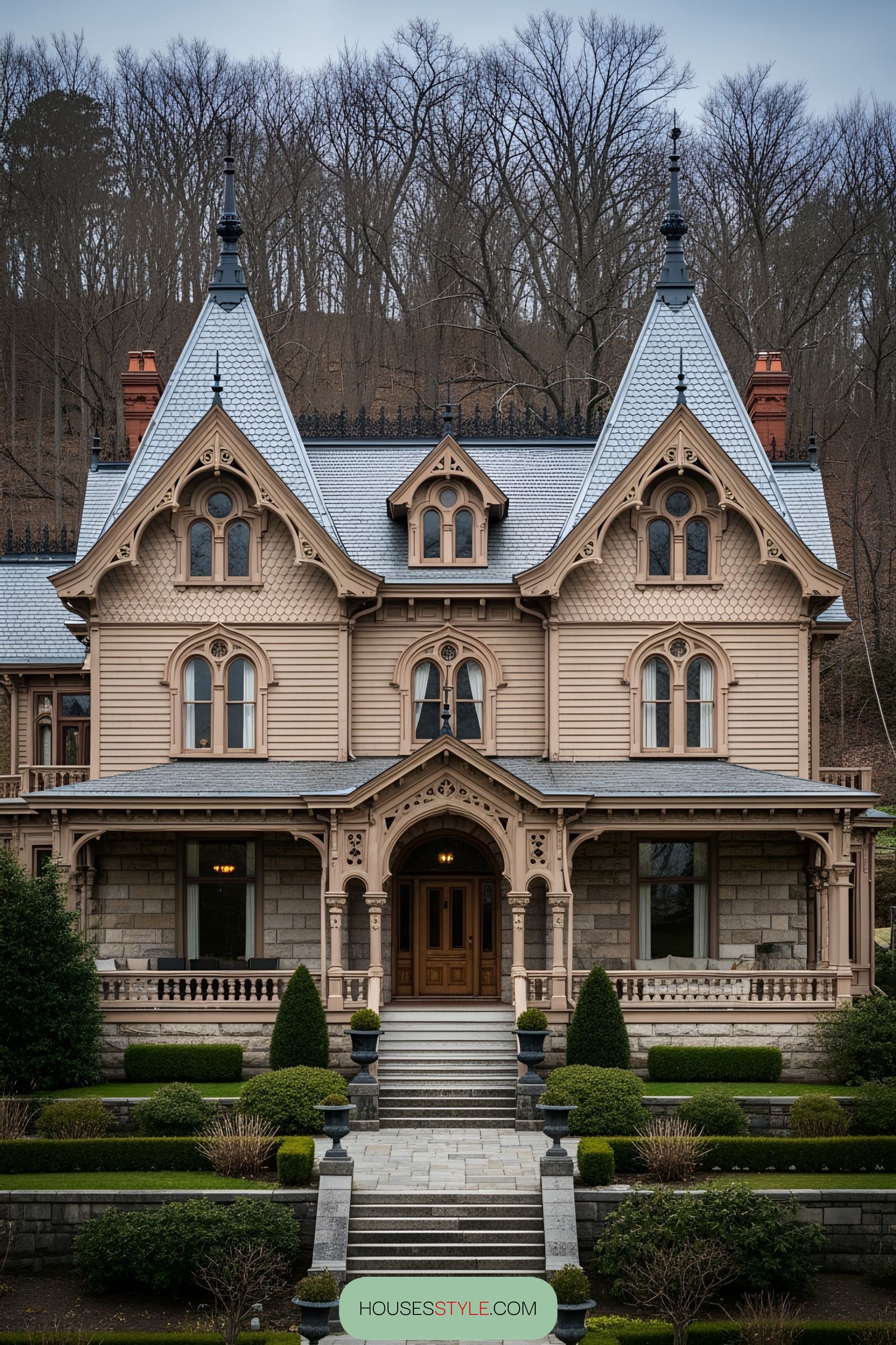 A Victorian Delight Topped with Spires