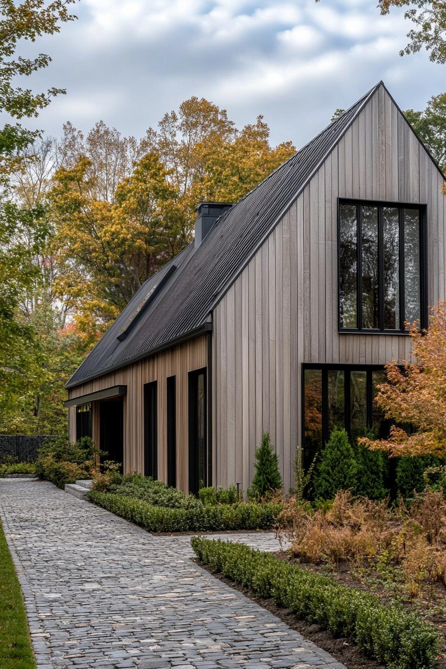 Gabled Haven in Autumn Color