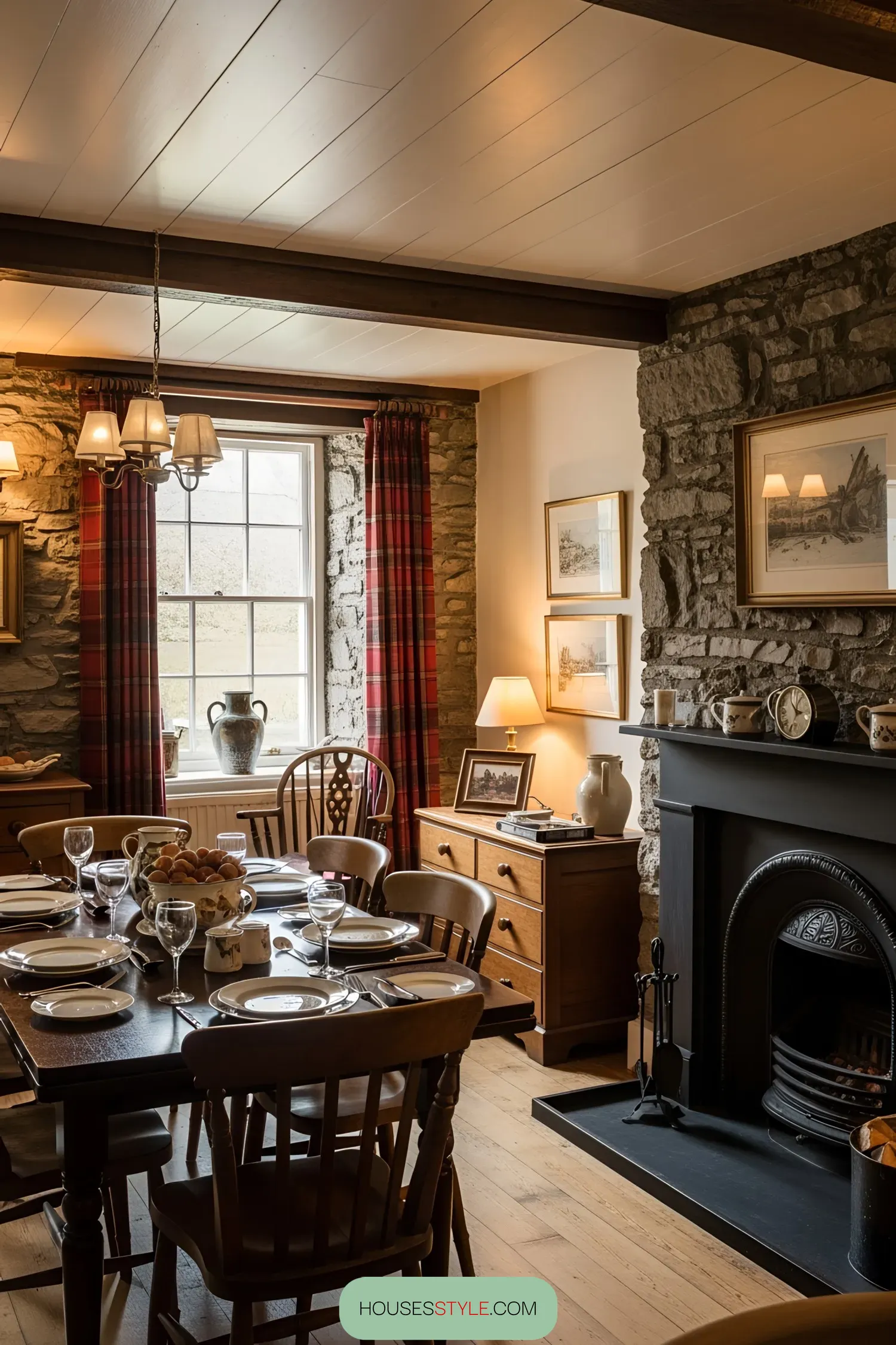 Tartan Peace in a Scottish Hideaway