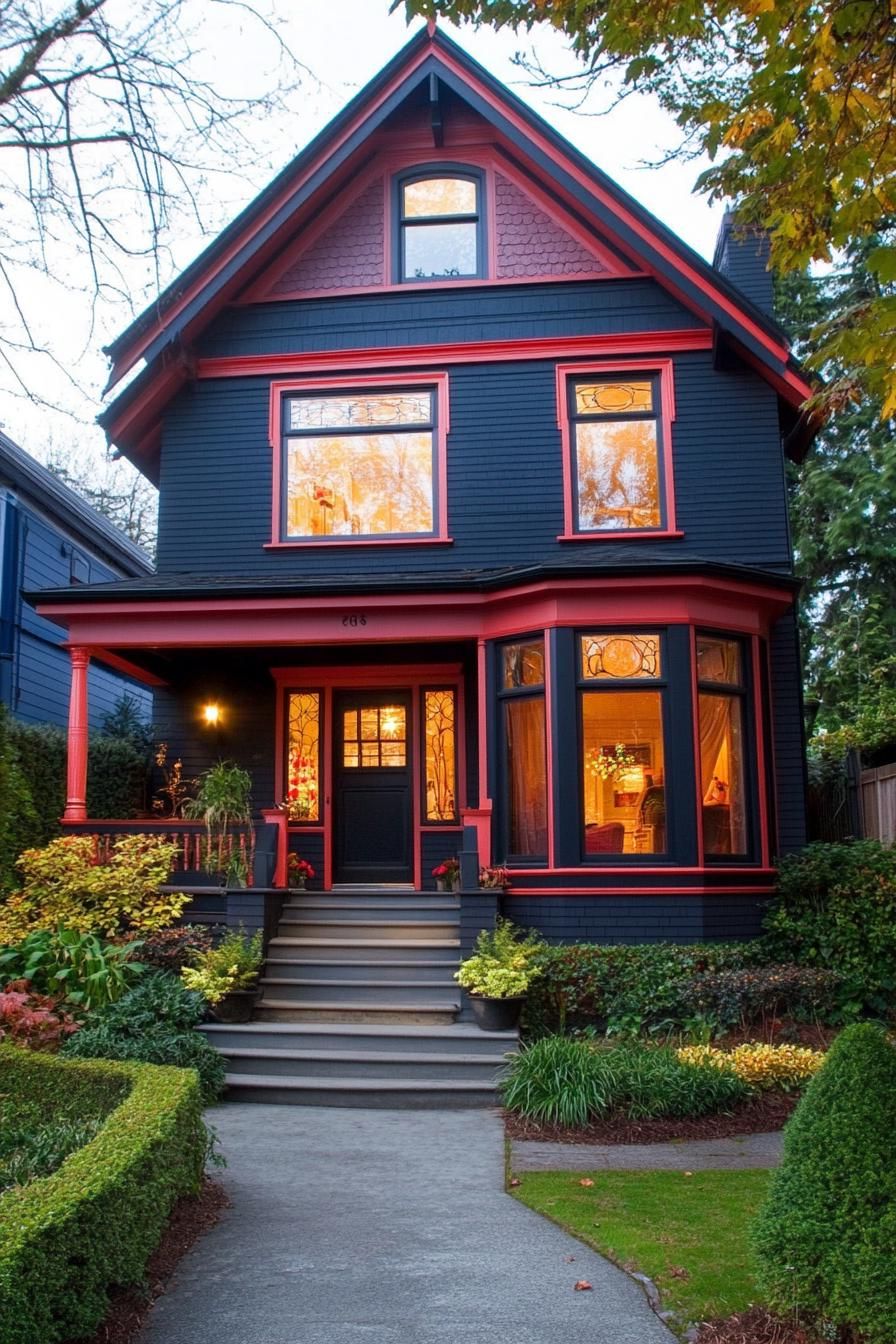 Bold Trim and Siding Colors - photo 3