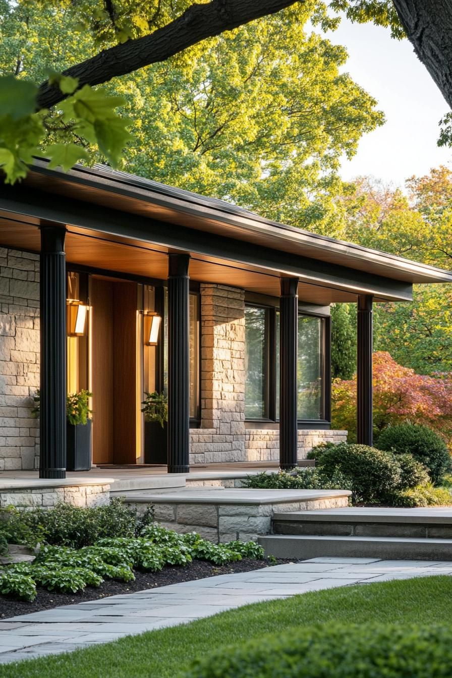 Classic Columns Meet Geometric Shapes - photo 4