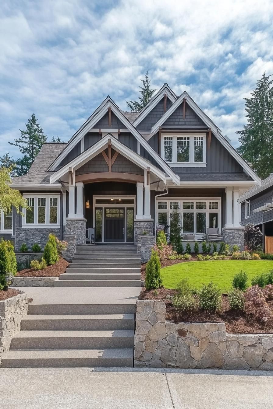 31 Lovable Craftsman Houses and Their Exterior Designs - photo 15