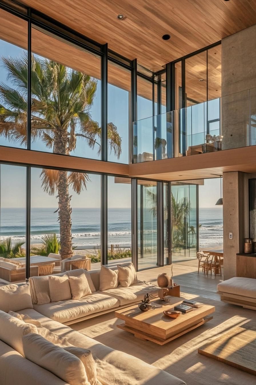 2. Modern Oceanfront Glass House - photo 2