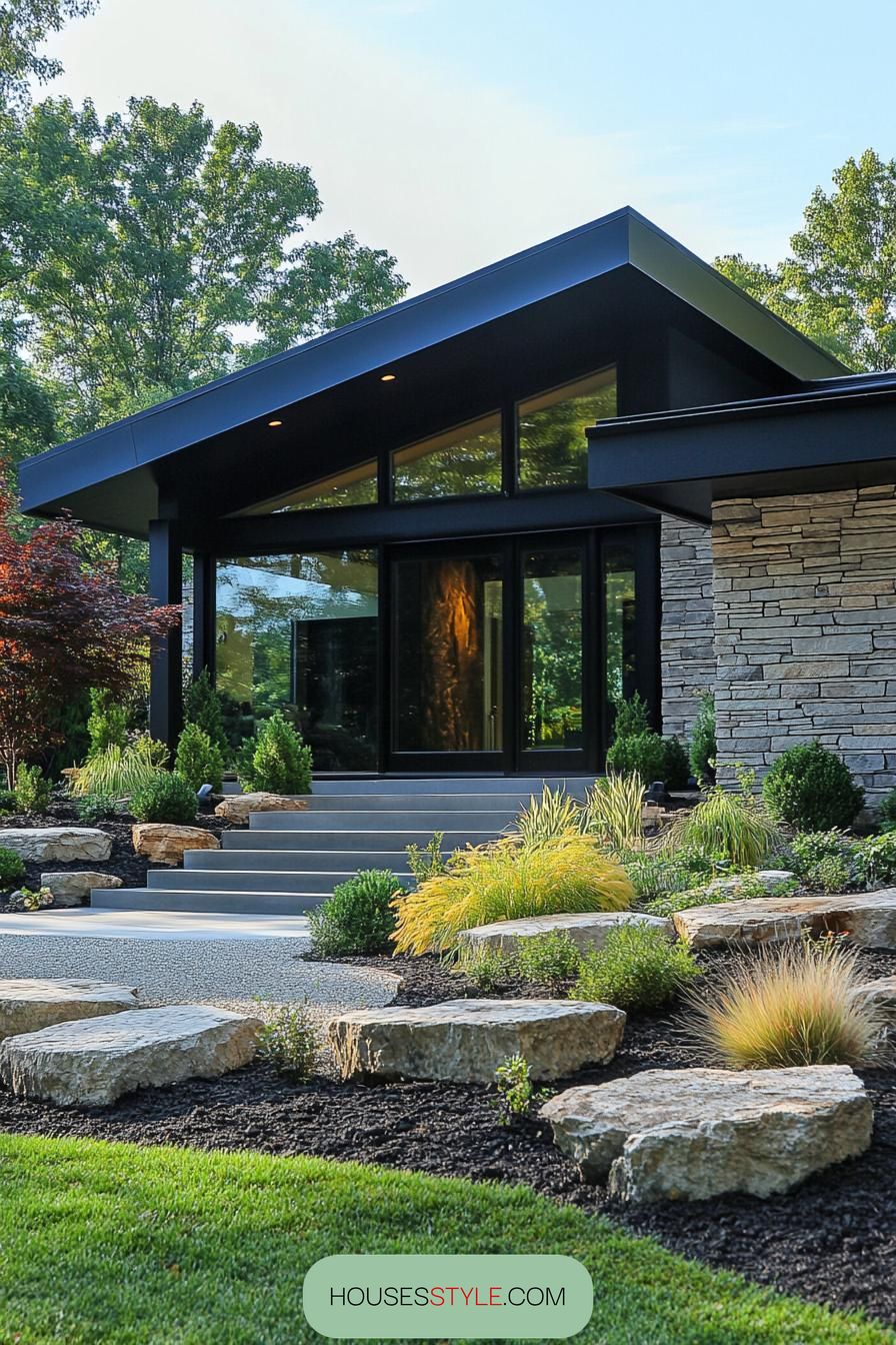 Modern Meets Nature: A Lush Welcome