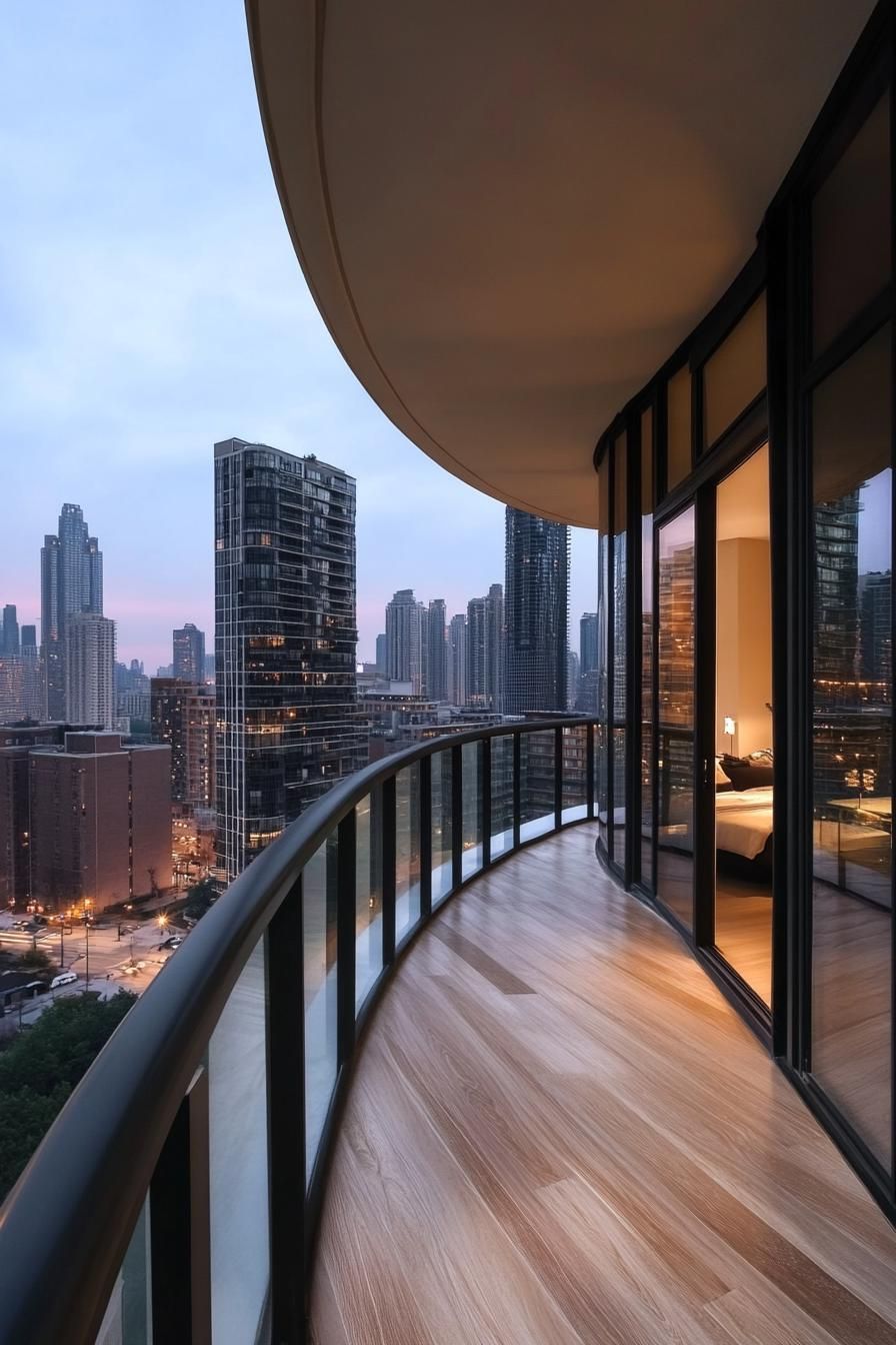 Curved Balcony With Panoramic Views - photo 3