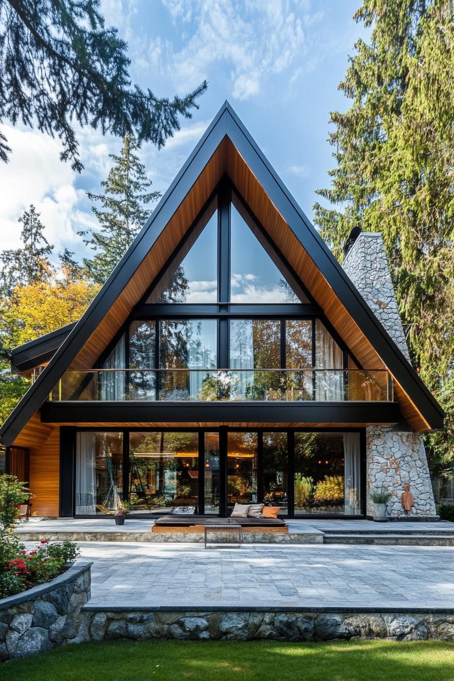 Classic A-Frame Chalet Style