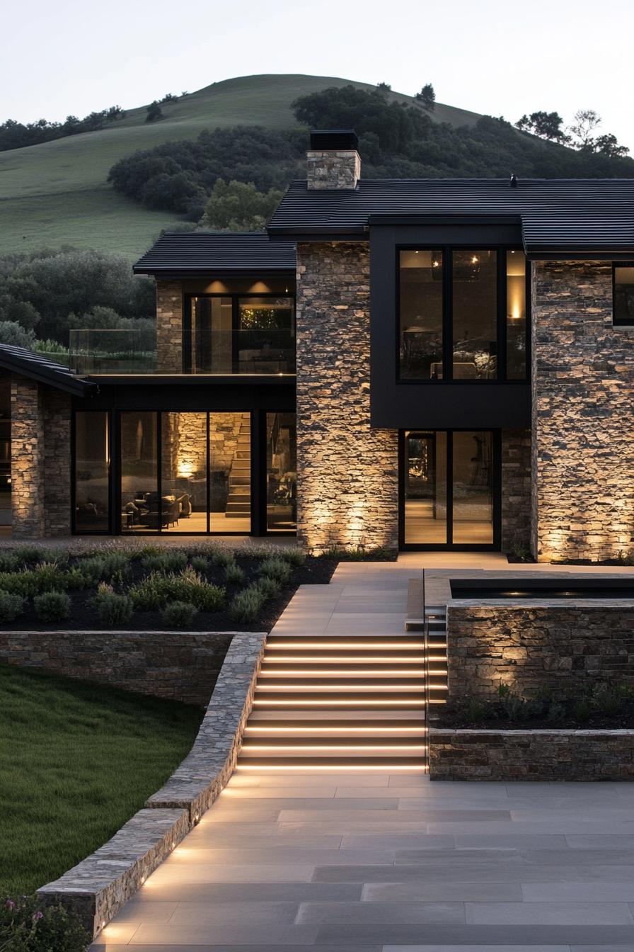 5) A Modern Haven on the Hillside