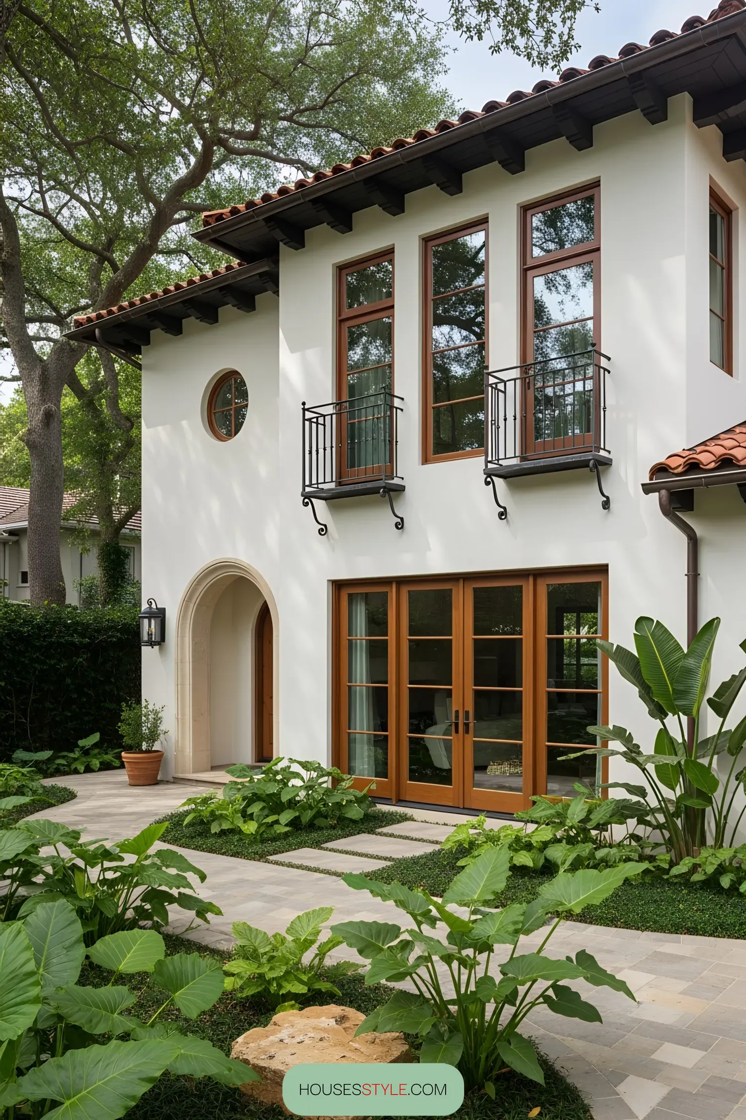 A Graceful Retreat Surrounded by Greenery