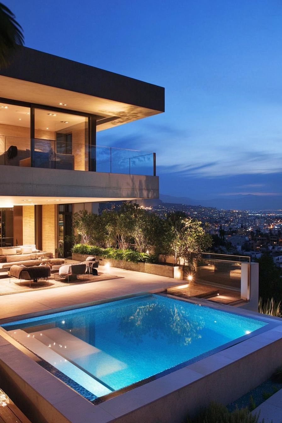 Rooftop Plunge Pools for City Homes