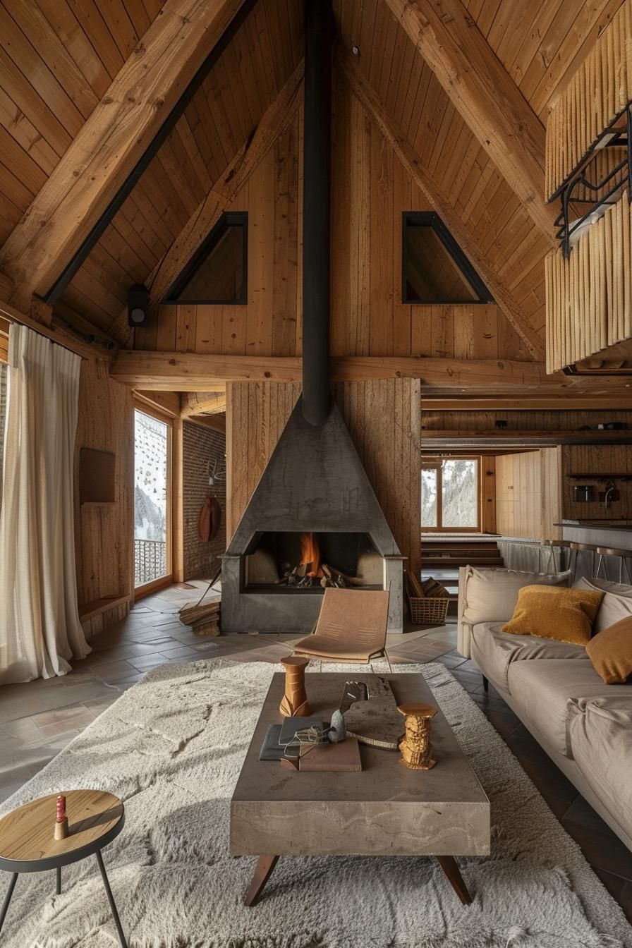 Alpine A-frame With a Cozy Fireplace - photo 2