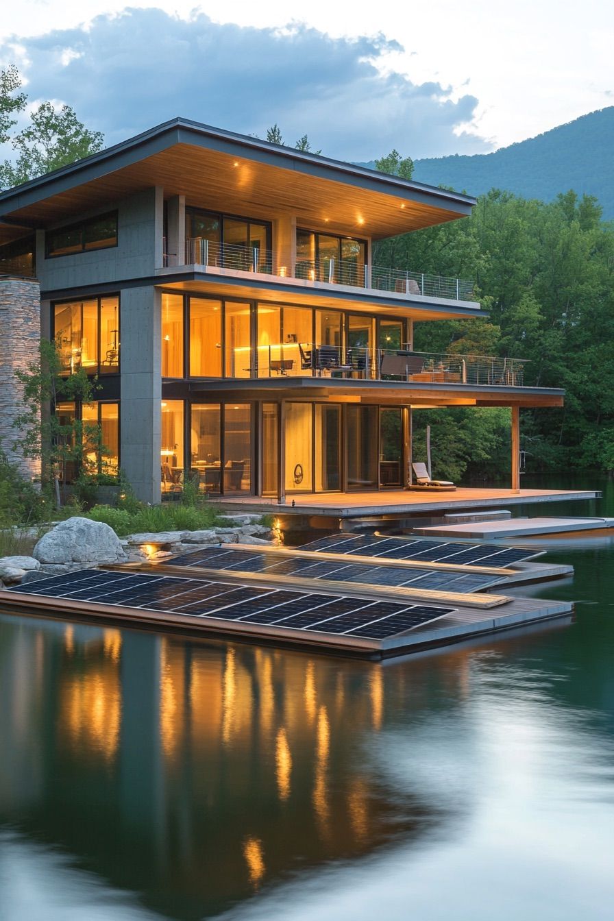 Solar-powered Floating Dock Ideas