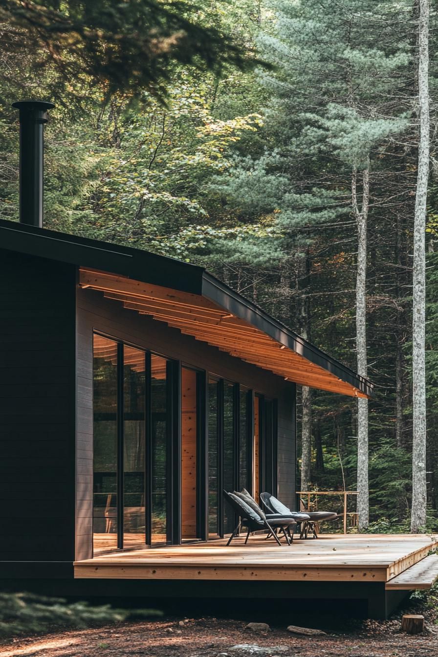Sleek Dark Exteriors With Big Windows - photo 2