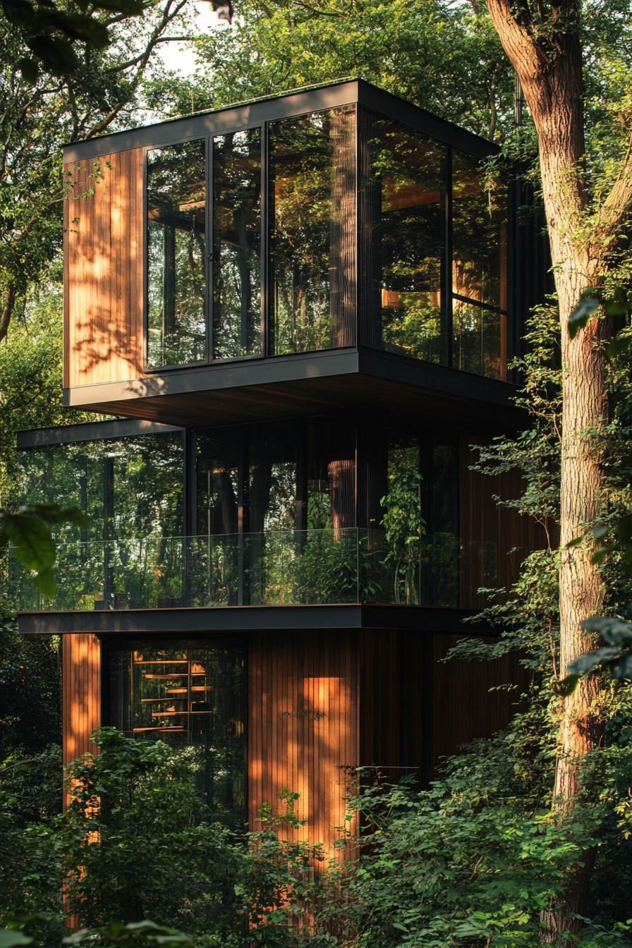 Treehouse With Glass-walled Wraparound Balcony - photo 2