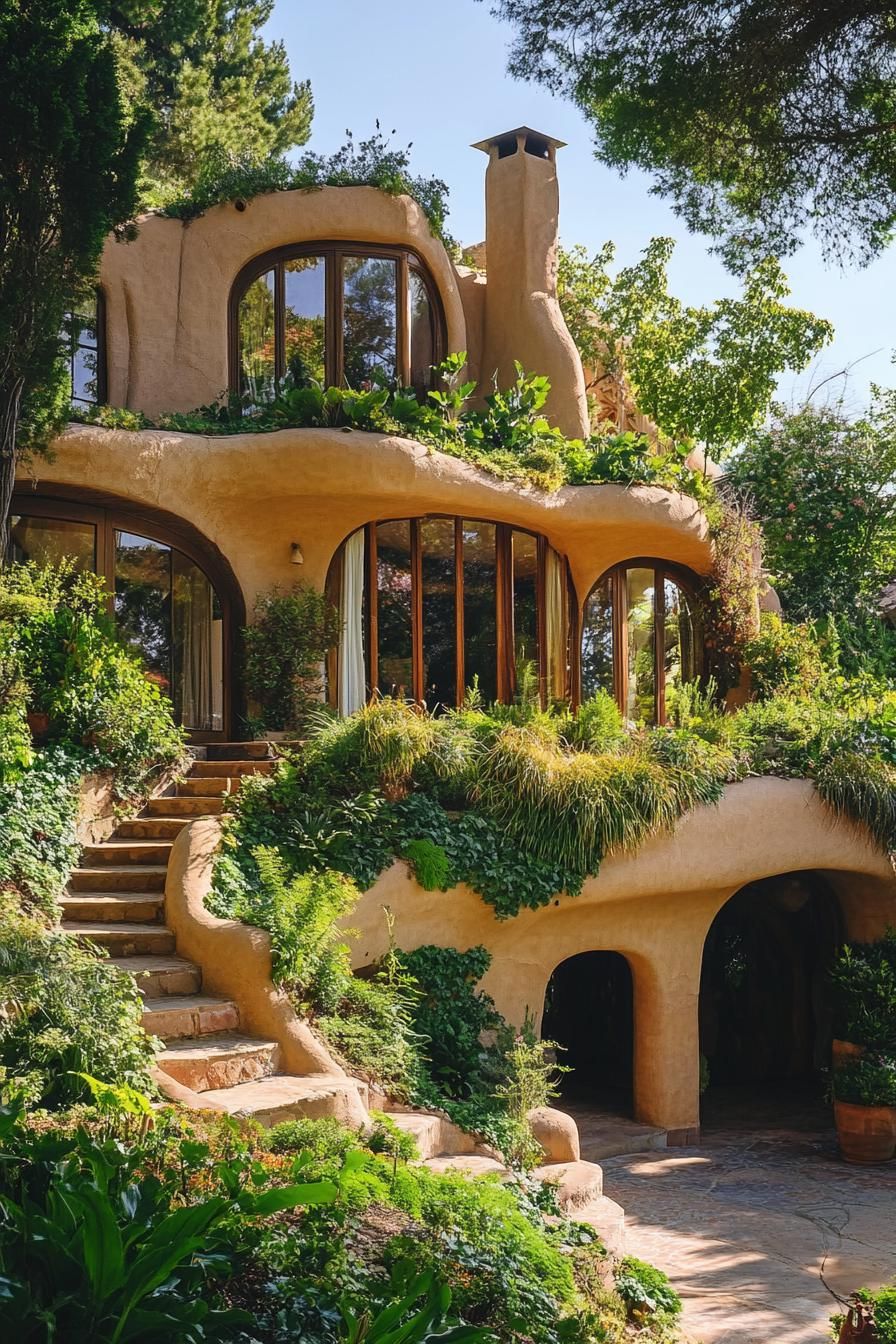A Hobbit-Style Mansion in Nature