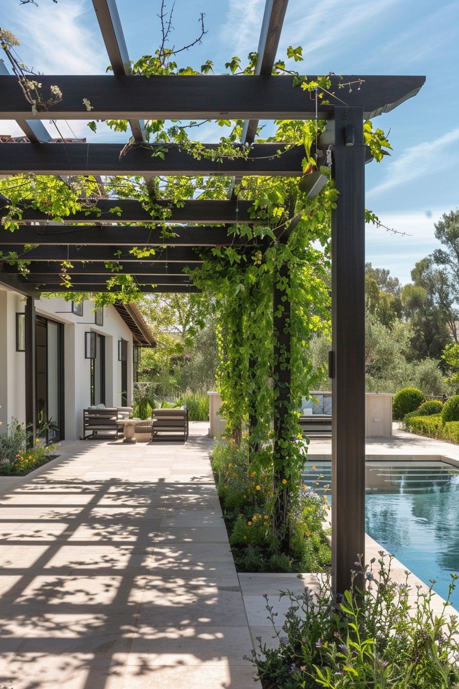 Pergolas Covered in Vines - photo 3