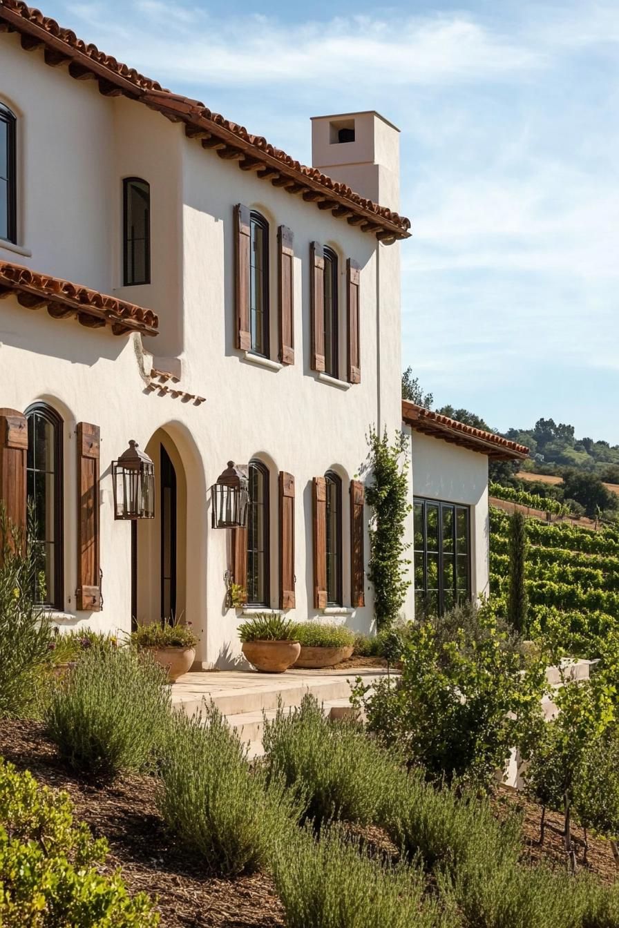Tall Narrow Windows With Wooden Shutters - photo 4
