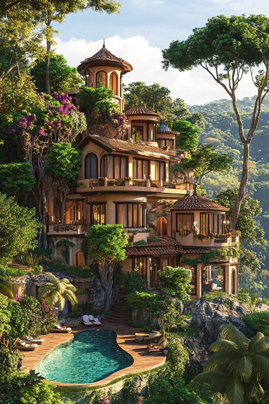 Treehouse Estate Built in a Tropical Forest - photo 2