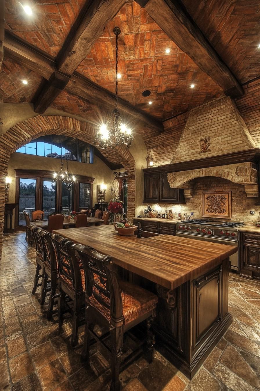 A Look Inside a Cozy Tuscan Kitchen