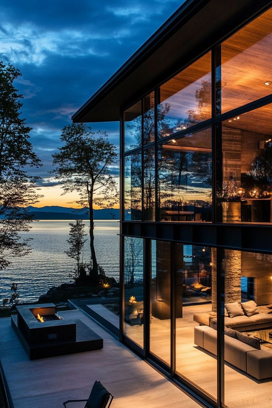 Panoramic Glass Walls for Lake Views - photo 2