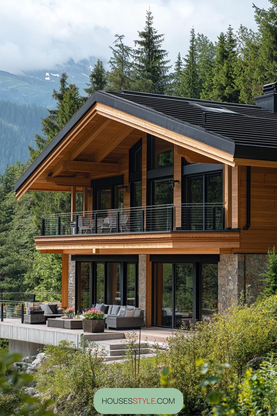 Glass-walled Chalet With Panoramic Views - photo 3