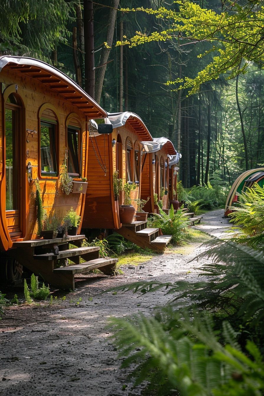 Rustic Gypsy Caravan Cottage