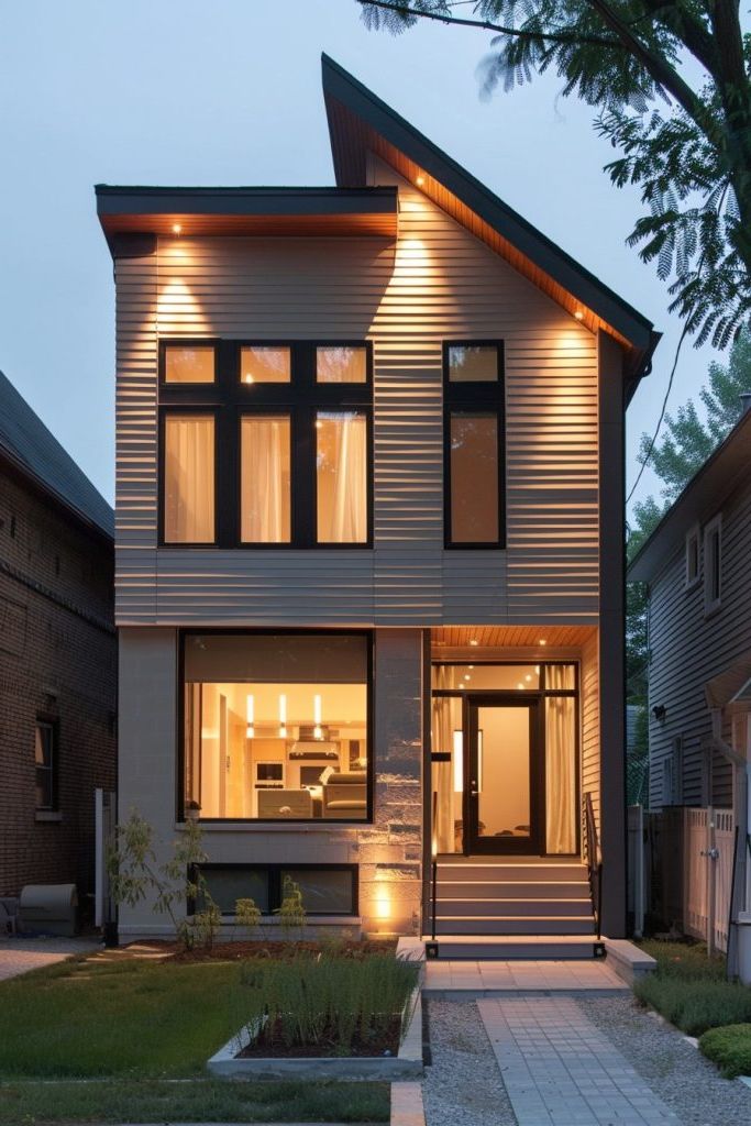 A Sleek Vertical Addition To A Craftsman Bungalow