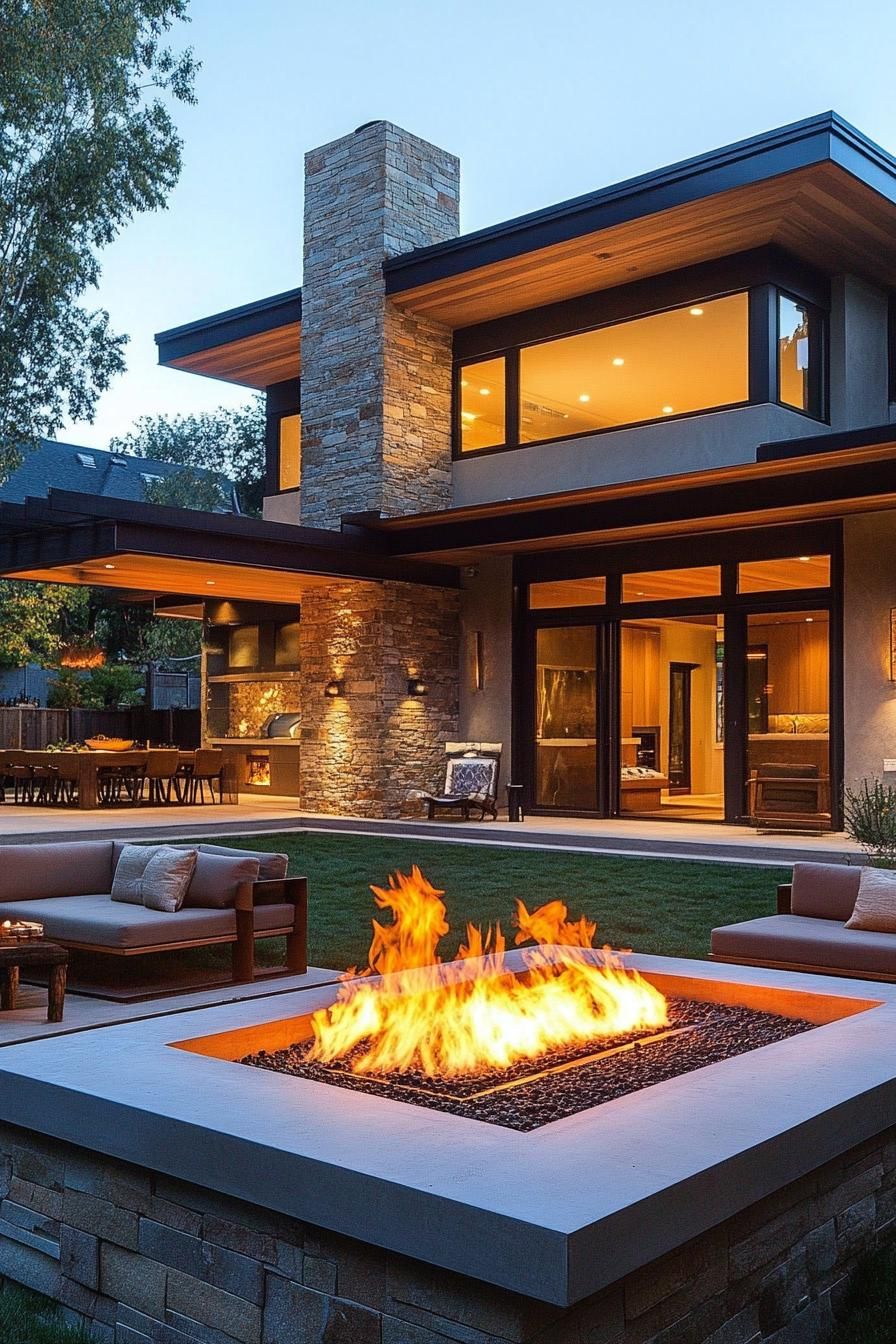 Fire Pit Lounge Setup - photo 4