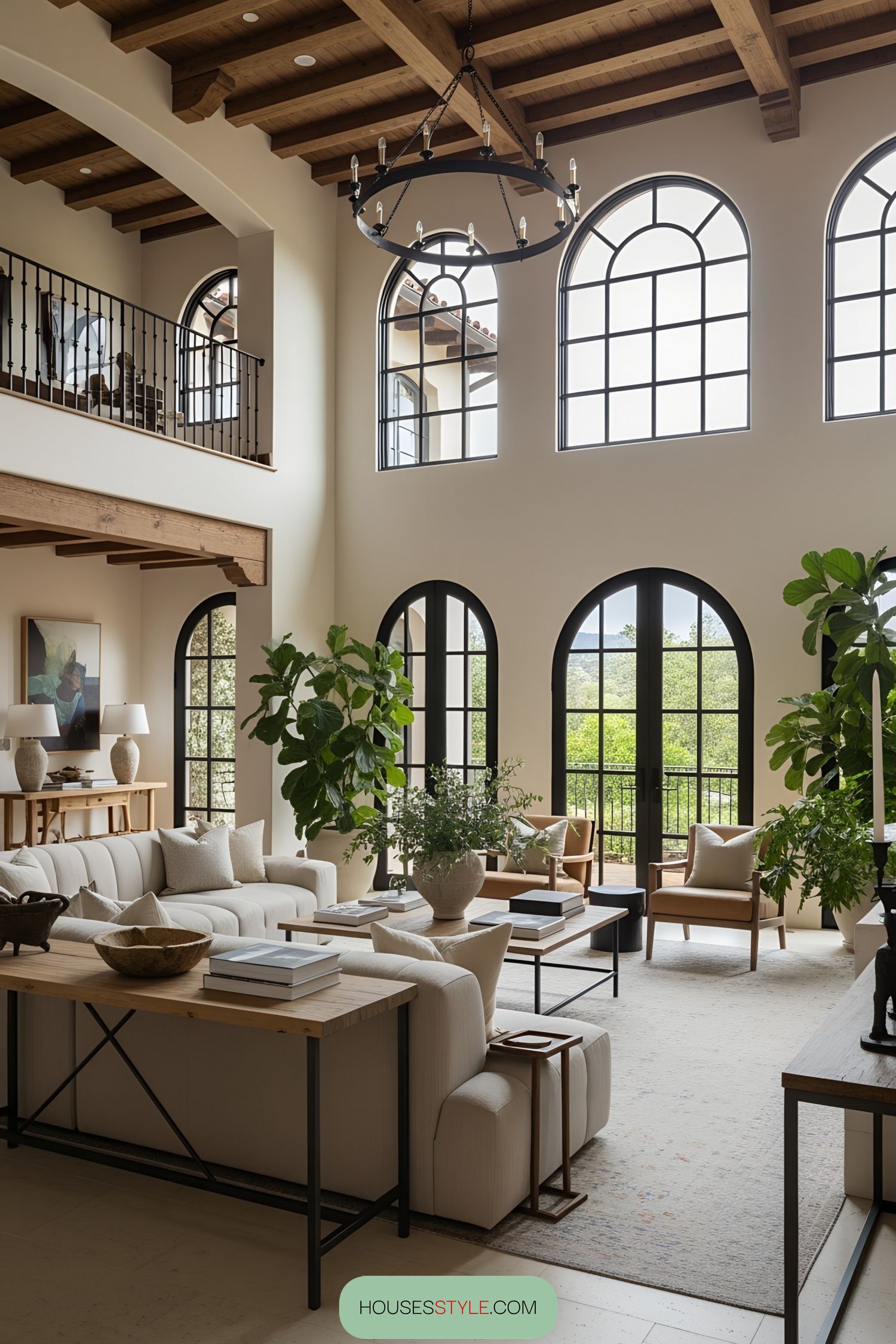 19) Sunlight and Shadow in Arched Spanish Architecture