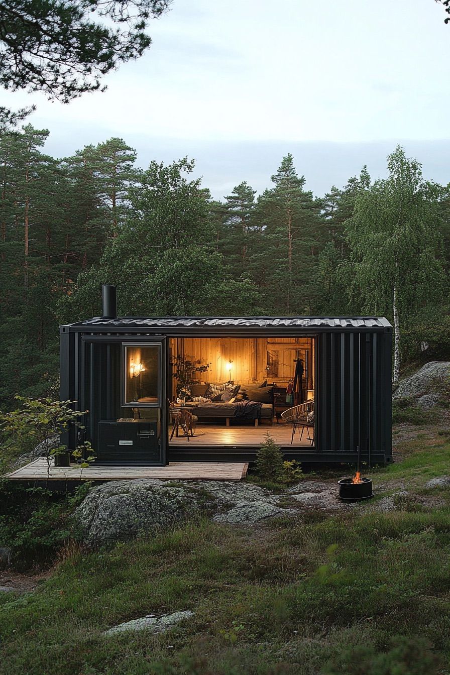 Scandinavian Hygge Container Cabin - photo 2