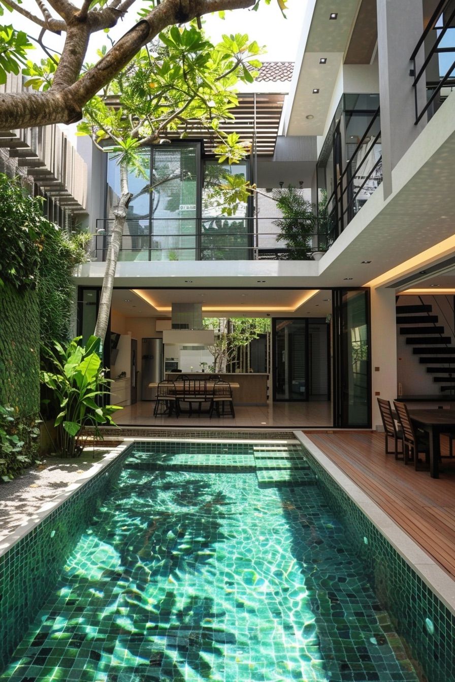 Swimming Pools Built Into the Courtyard - photo 4