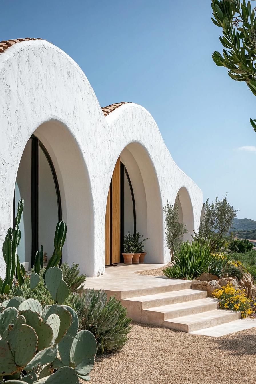 An Arched Exterior Worth Admiring