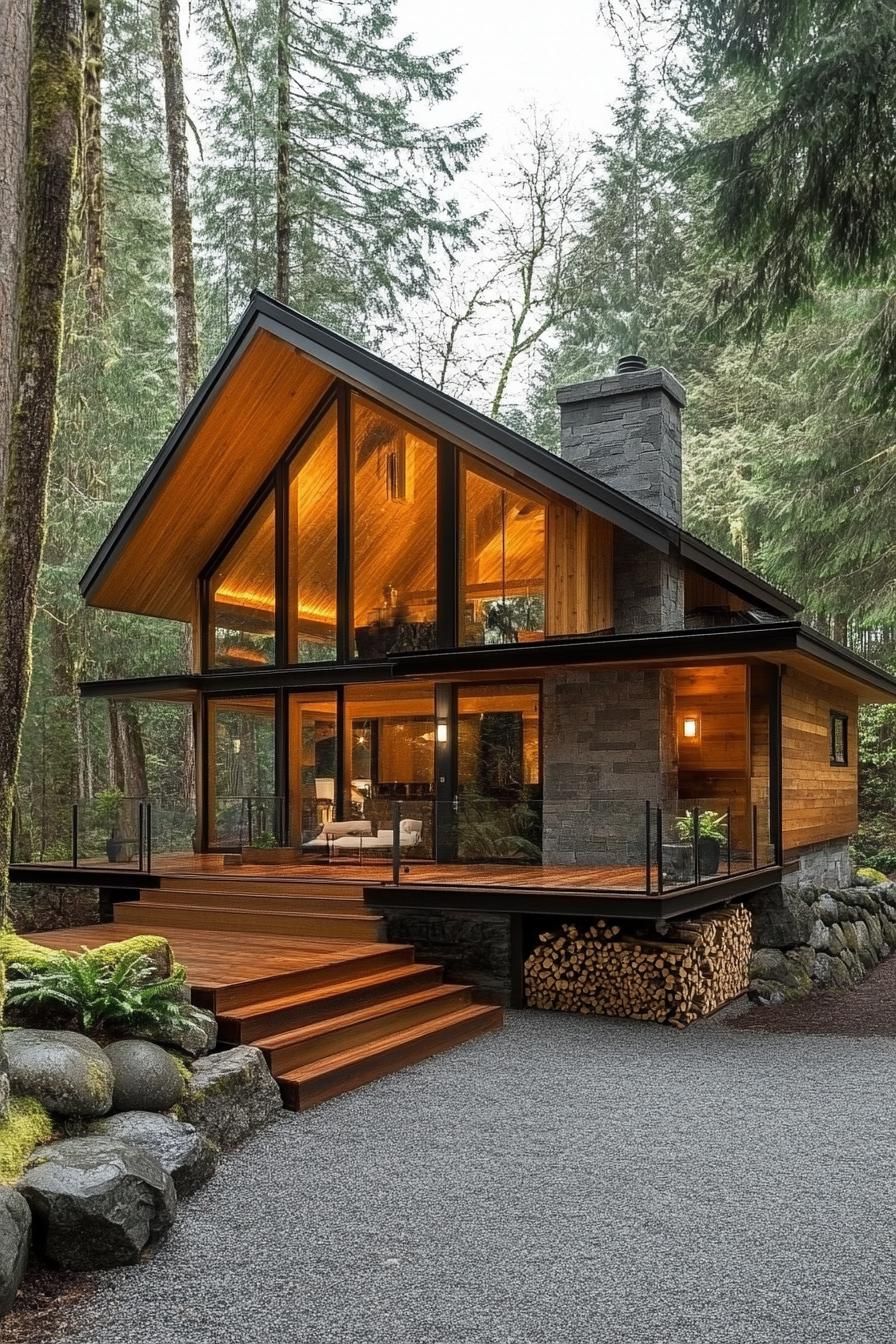 Stylish Woodland Cabin Retreat