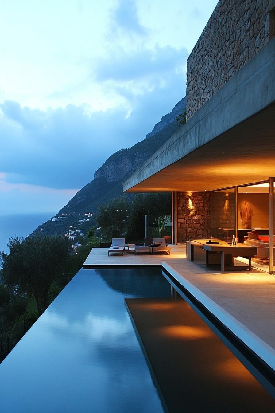 Indoor-Outdoor Infinity Pools